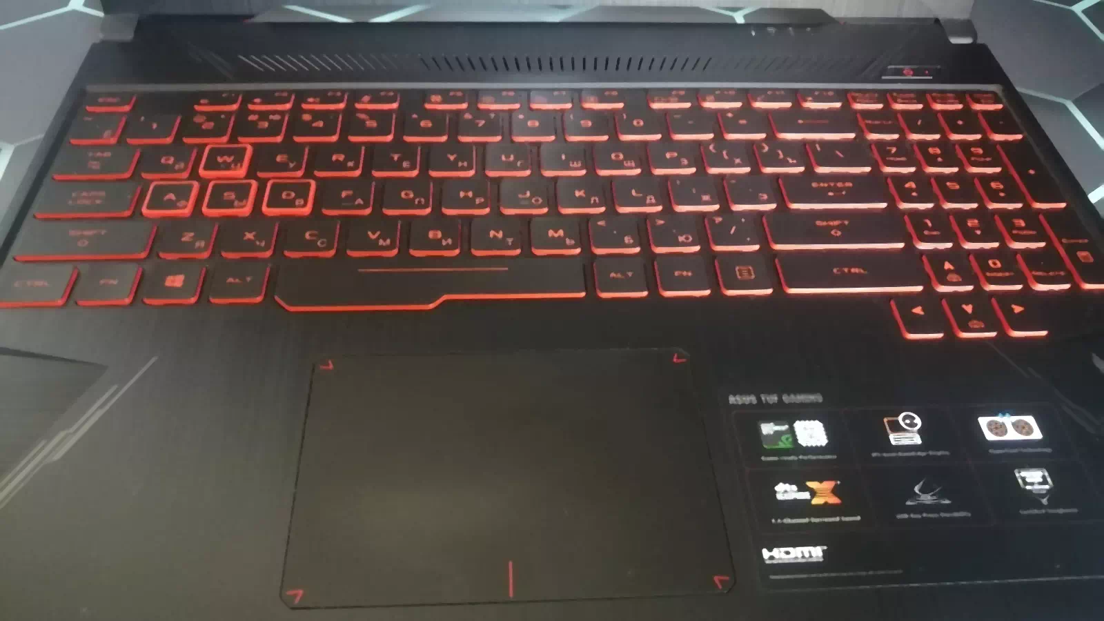 тачпад в ASUS TUF Gaming FX505GE тачпад в ASUS TUF Gaming FX505GE