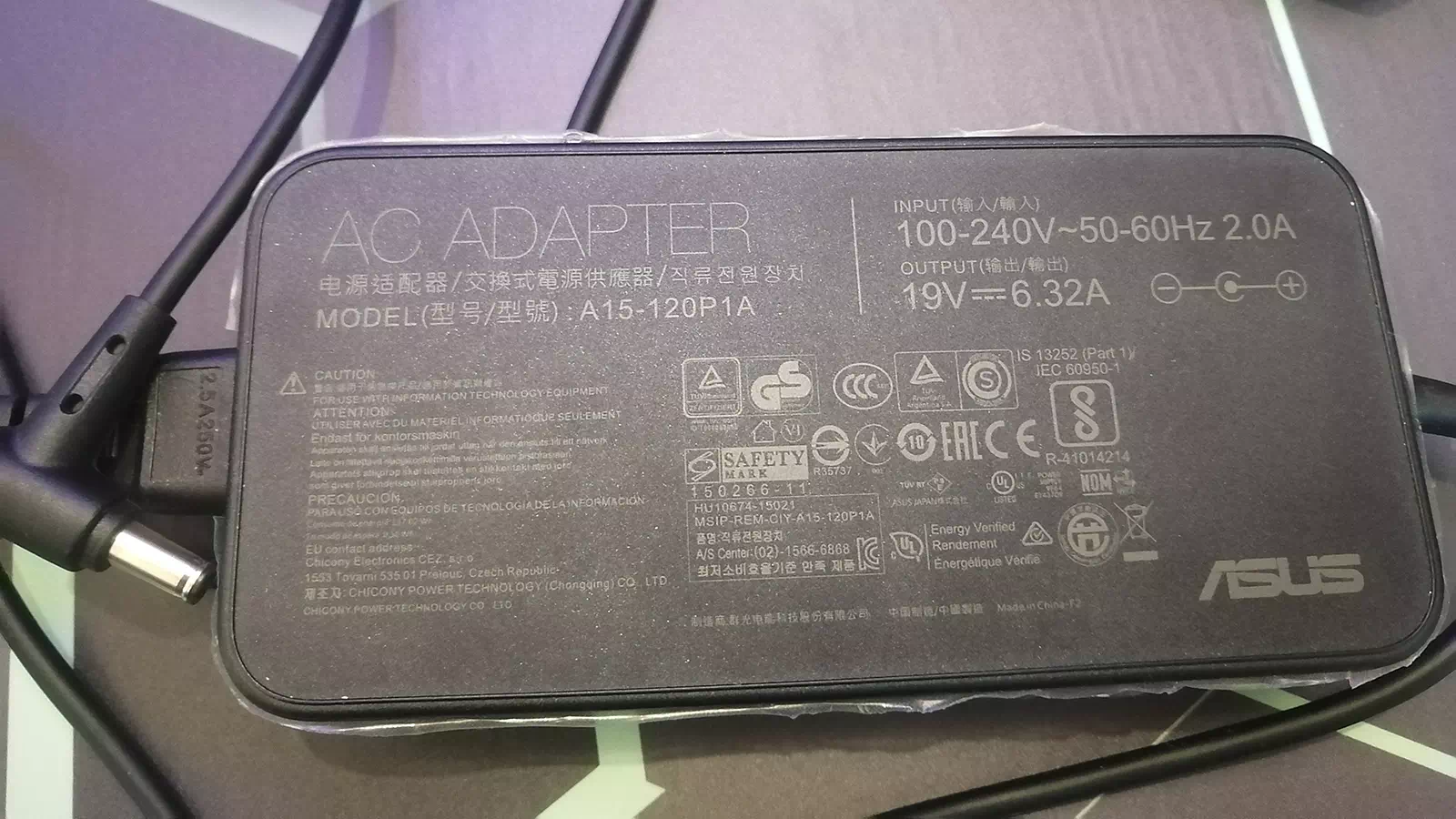 Блок питания в ноутбуке ASUS TUF Gaming FX505GE Блок питания в ноутбуке ASUS TUF Gaming FX505GE