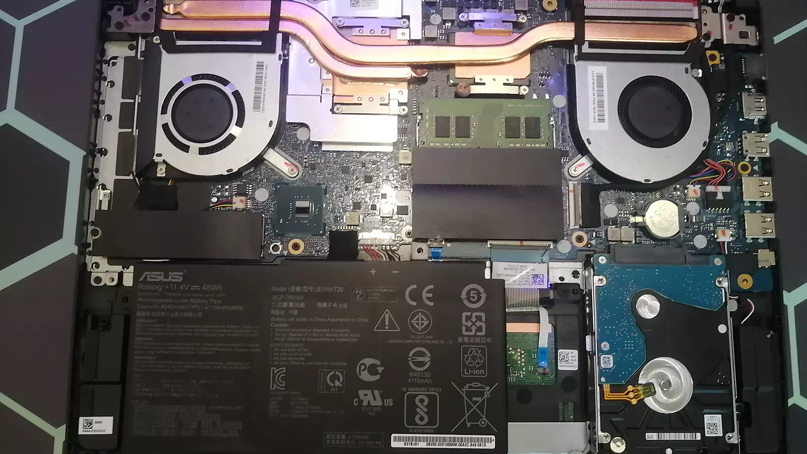 комплектующие ASUS TUF FX505GE комплектующие ASUS TUF FX505GE