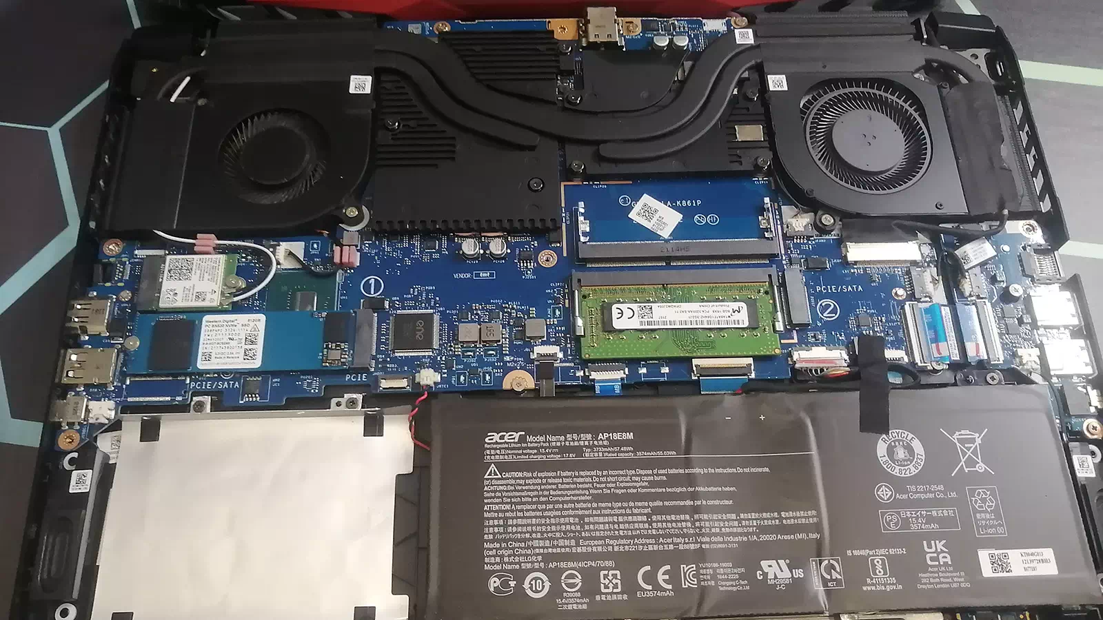 комплектующие Acer Nitro 5 комплектующие Acer Nitro 5