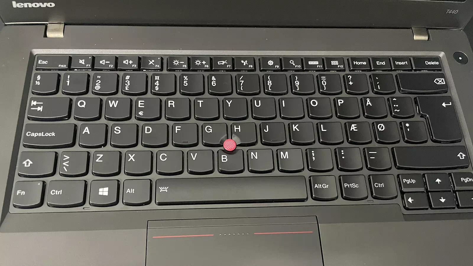 кнопки в ноутбуке Lenovo Thinkpad T440